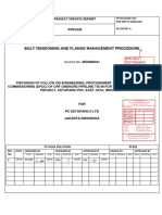 COMMENT - PSP-OPT-P-COM-016 - A Bolt Tensioning and Flange Management Procedure - Code 2