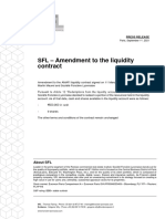 Amendment To The Liquidity Contract: About SFL