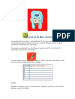 Dominó de Fraccionarios y Otros Juegos