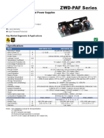 ZWD-PAF Series: 100W To 440W Dual Output Power Supplies