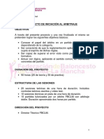 Proyecto de Iniciación Al Arbitraje Basquet