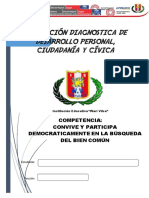 EVALUACION DE DIAGNOSTICO DPCC CONVIVE Y PARTICIPA DEMOCRATICAMENTE EN LA BUSQUEDA DEL BIEN COMUN