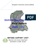 West Karachi District Profile 2014-15 Final