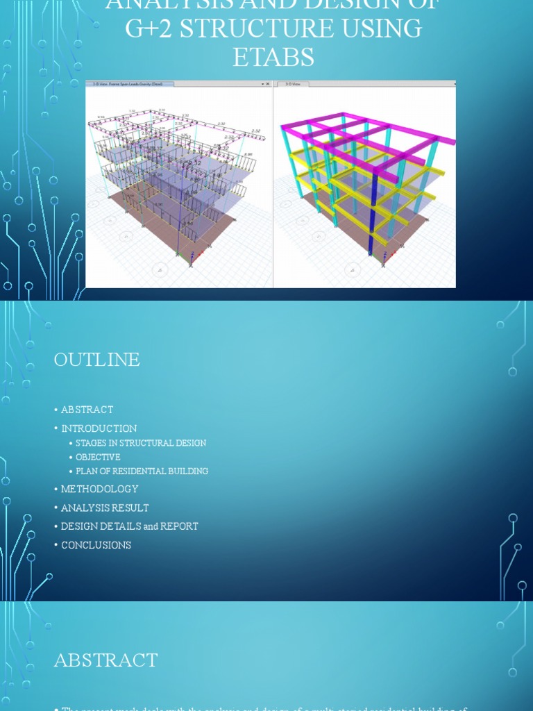 G+2 Structure Analysis Using ETABS | PDF | Design | Beam (Structure)