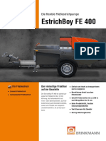 Brinkmann Estrich Boy FE400 Ulotka Informacyjna De