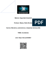 Seguridad Industrial - Accidentes, causas y costos