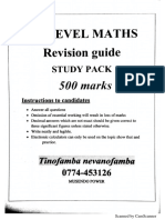 '0' Level Maths Revision-1