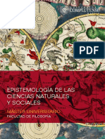 Epistemología de Las Ciencias Naturales Y Sociales: Máster Universitario