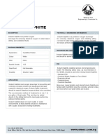 Soduim Salphite: Product Data Sheet (PDS)
