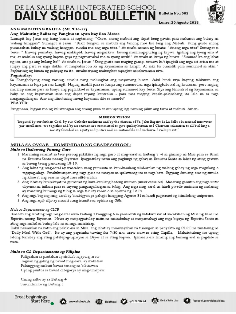 Bulletin | PDF