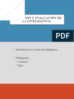 Detección y Evaluación de La Inteligencia