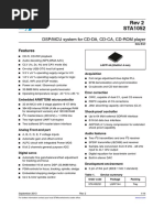 Rev 2 STA1052: DSP/MCU System For CD-DA, CD-CA, CD-ROM Player