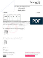 (Worksheet 14.1) - (Statistics)