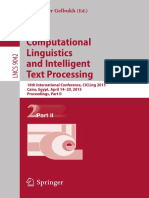 Computational Linguistics and Intelligent Text Processing 2015