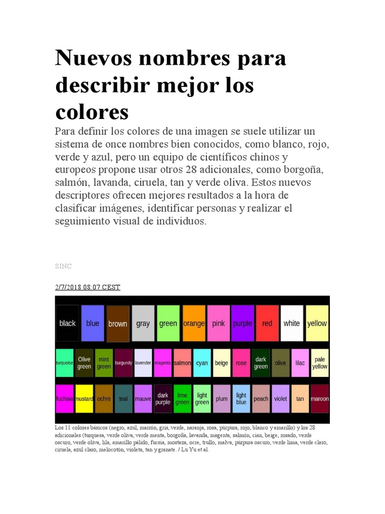 Nombres De Colores Azules File:Tabla De Colores.jpg Wikimedia