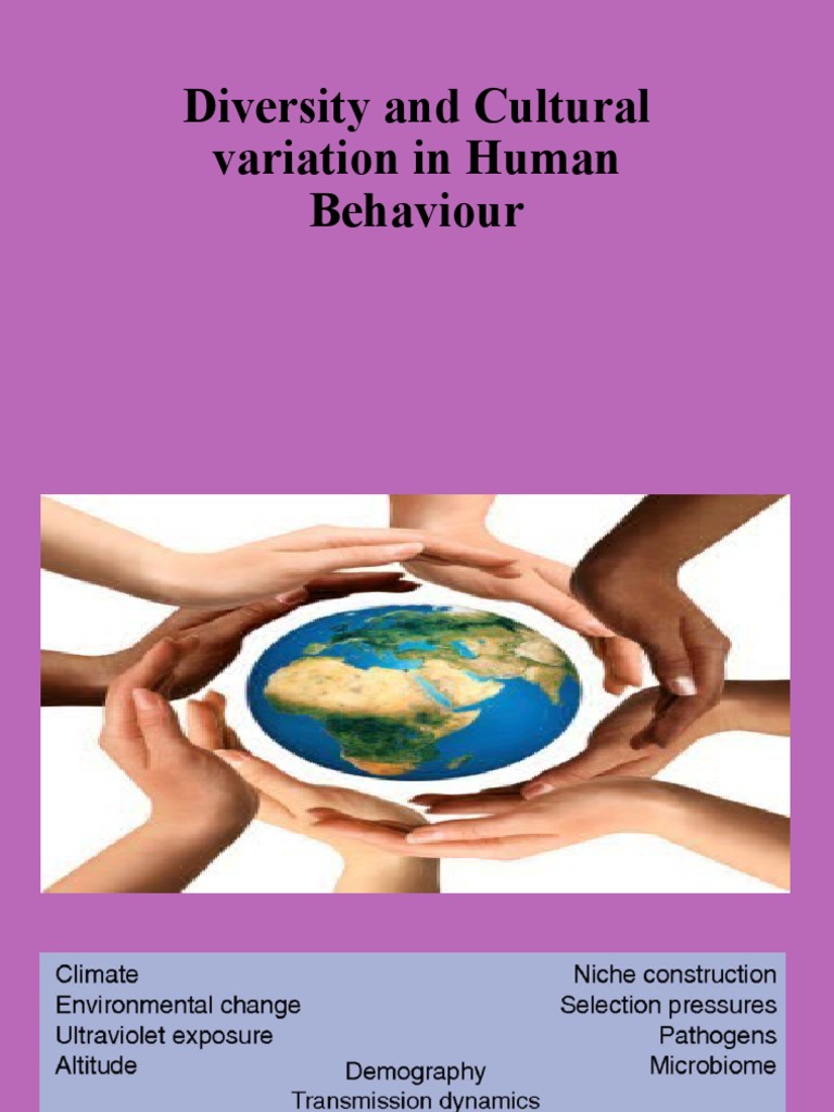 Cultural Variation in Human Behavior | PDF | Behavior | Multiculturalism