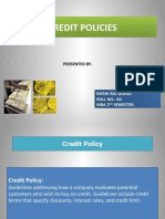 Credit Policy