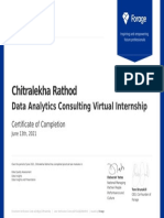 Did KPMG Data Analytics Consulting Virtual Internship