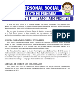 La Corriente Libertadora Del Norte para Sexto de Primaria