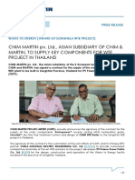 CMPL Announces Signature of Important Contract in Thailand