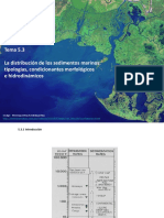 Distribución de Los Sedimentos Marinos