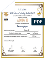 Participation Certificate - Akshata. M