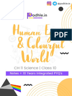 Padhle 10th - Human Eye & The Colourful World + Integrated PYQs