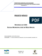 Projeto Basico - Reforma CAIC