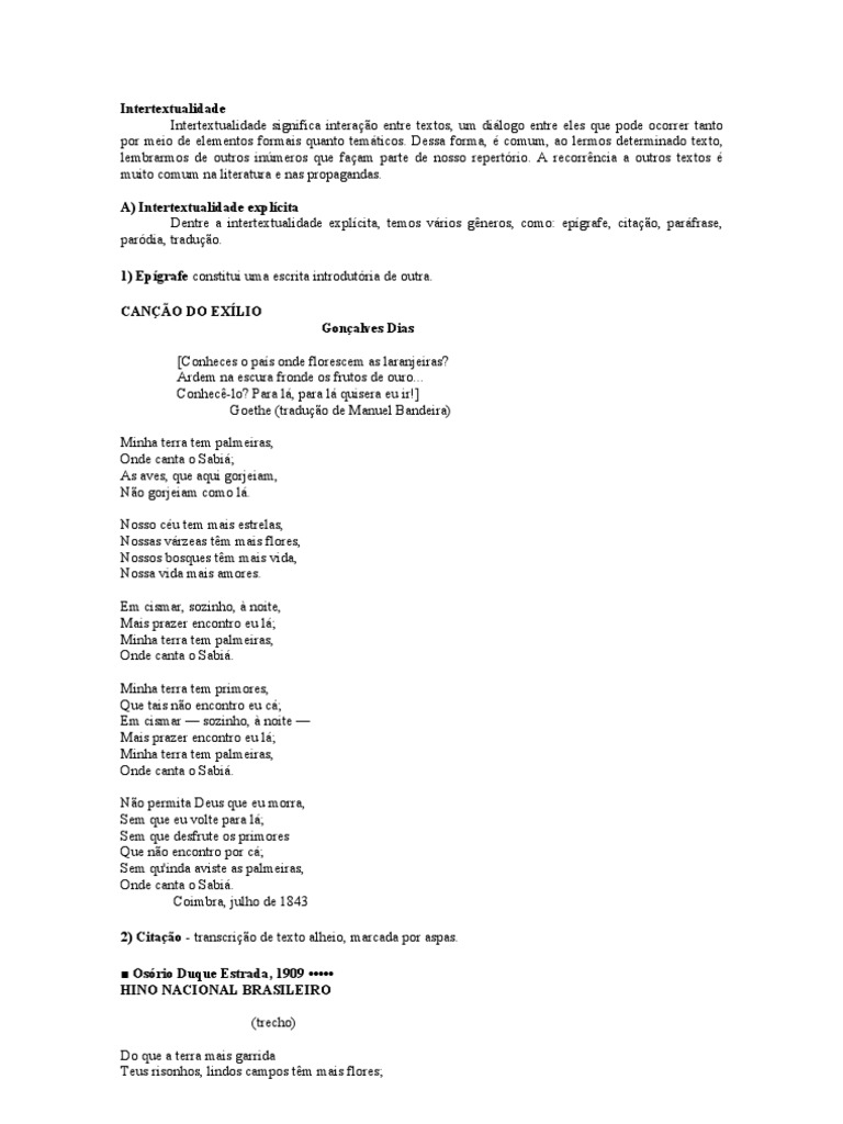 Minha Terra Tem Palmeiras Onde Canta O Sabiá Autor