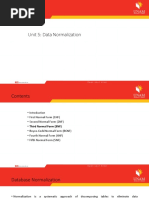 Unit 5: Data Normalization