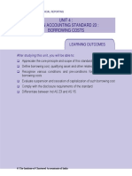 Unit 4: Indian Accounting Standard 23: Borrowing Costs: Learning Outcomes