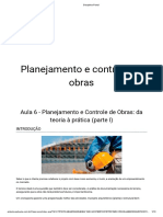 Planejamento de obras: pesquisa, terreno e regularizações