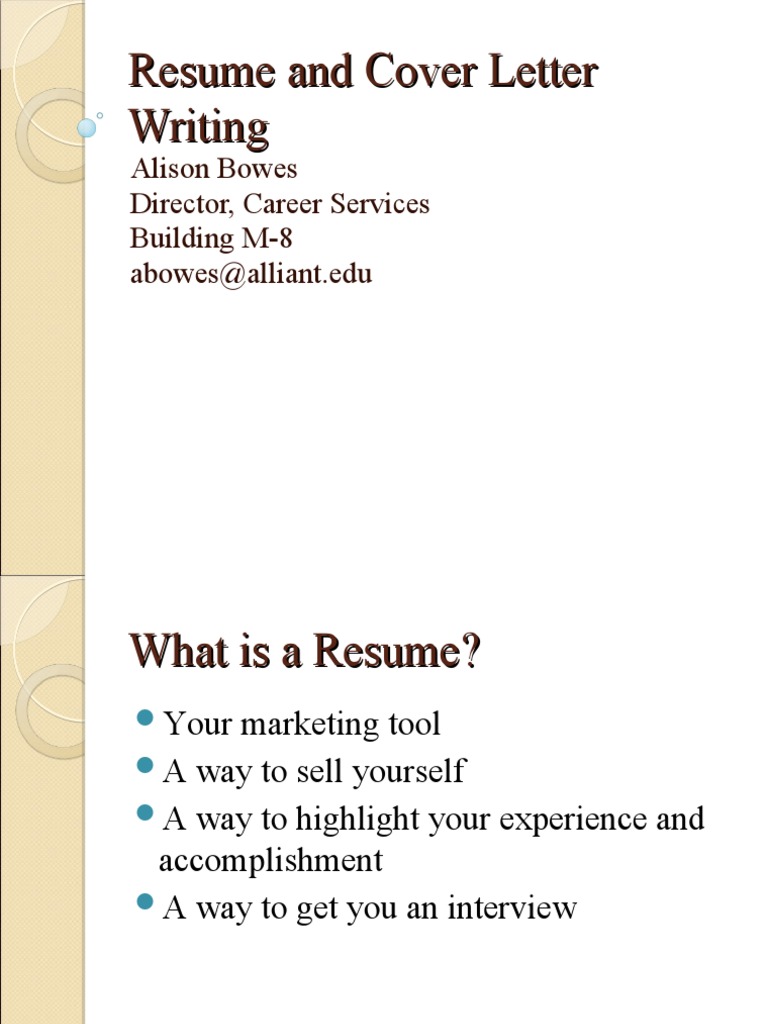 Resume and Cover Letter Guide | PDF | Interview | Teachers