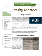 Diversity Matters: Issue 1