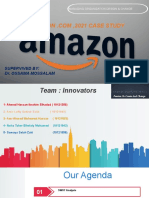 Amazon As An Employer Case Study: Supervived By: Dr. Ossama Mossalam