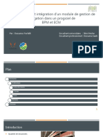 Développement Et Intégration D'un Module de Gestion de Délégation Dans Un Progiciel de BPM Et Ecm