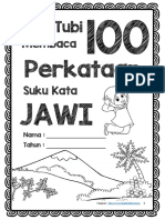 6 Set 1 Latih Tubi Membaca 100 Perkataan Suku Kata Jawi