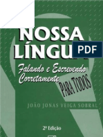 Apostila Nossa Língua Portuguesa - Falando e Escrevendo Corretamente