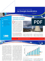 Geotermia Una Fuente Sostenible de Energía | Publications