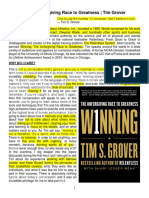 Winning: The Unforgiving Race To Greatness - Tim Grover