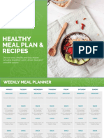 Healthy Meal Plan & Recipes