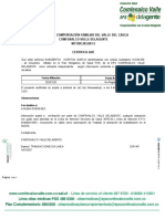 Certificado Afiliacion Eps Comfenalco Dagoberto Huertas Agosto 6 2021