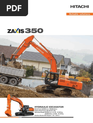 Hitachi zx350lc 5 zx350lcn 5 en (E9b) | PDF | Engines | Horsepower