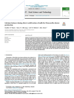 Thybo 2020 Calcium Balance During Direct Acidification of Milk For Mozzarella Cheeseproduction