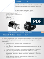 Diseño de Transmisiones Mecánicas - Motores Eléctricos