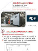 Servicios Auxiliares 2020-1 Solucionario Examen Final