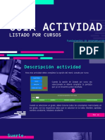 Actividad 3 - Listado por curso