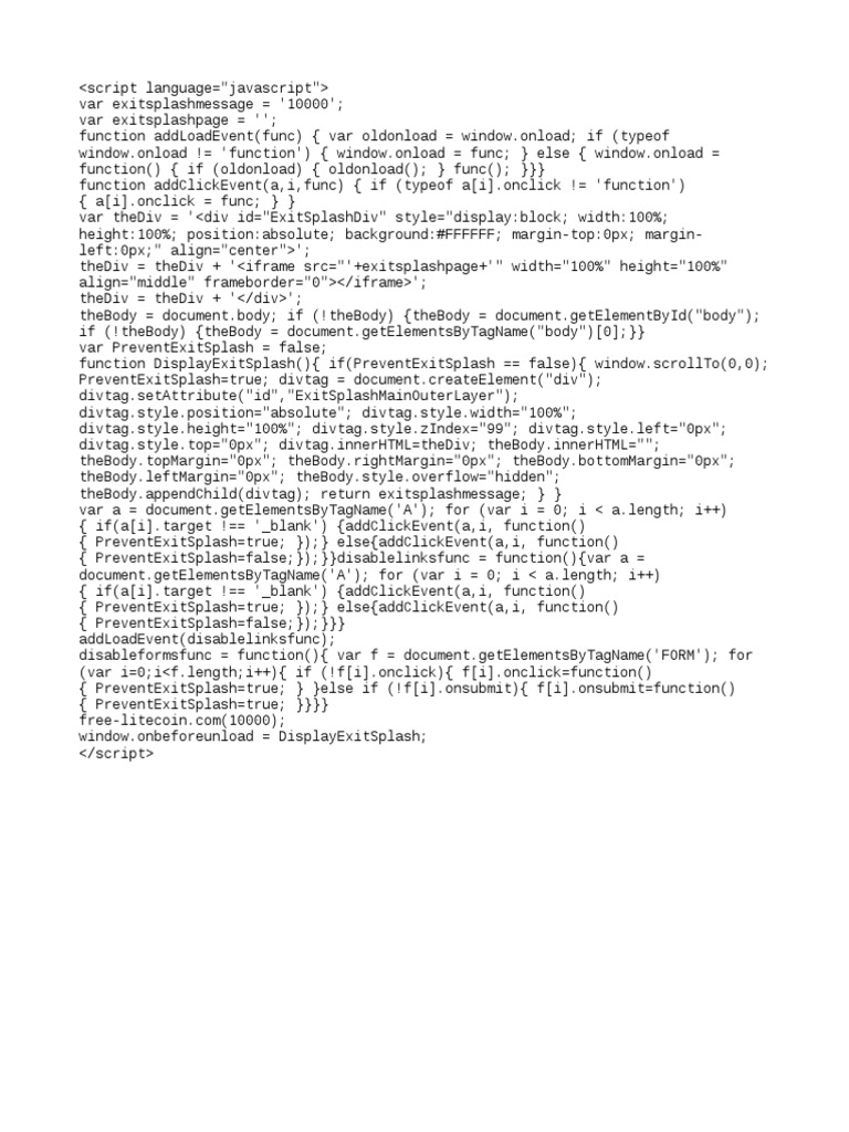 Skript Free Litecoin | PDF | Computers | Technology & Engineering