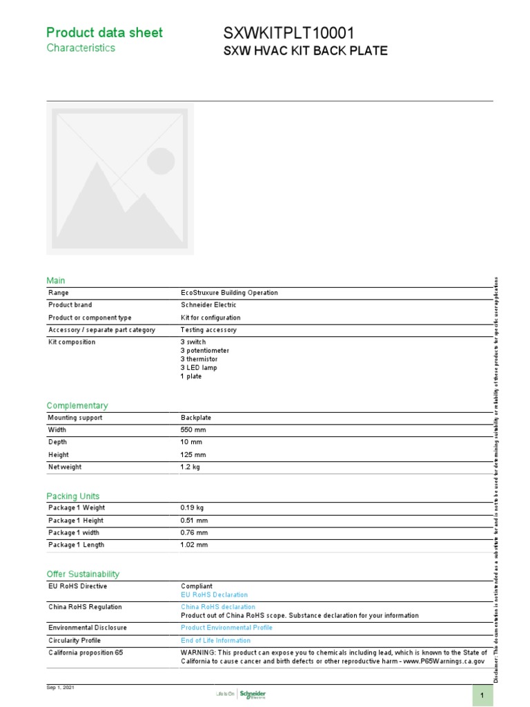EcoStruxure™ Building Operation - SXWKITPLT10001 | PDF