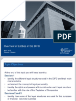 Session 2 - Overview of Entities in The DIFC